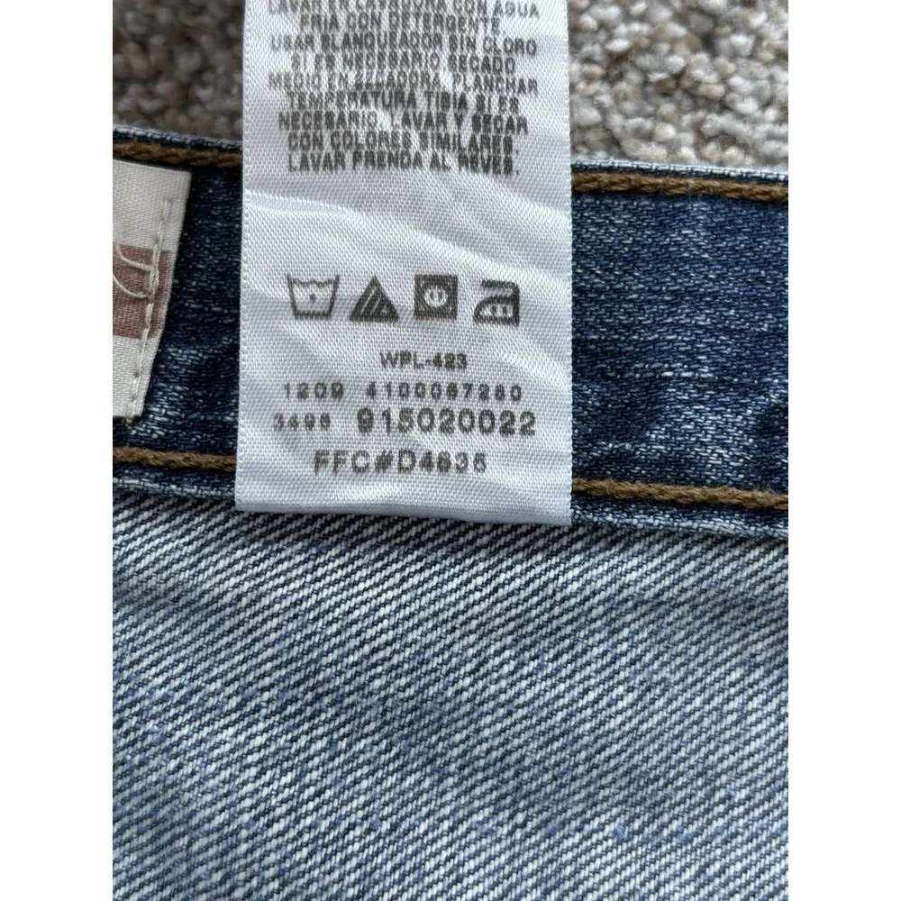Levis Authentics Signature Jeans‎ Mens 38x32 Blue Loose Straight Cotton Y2K '09